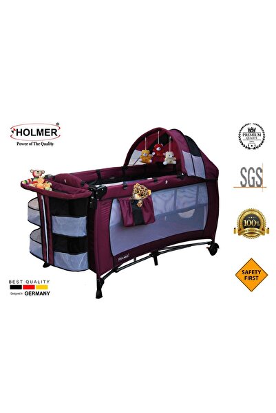 Holmer Kids Maxi Comfort Eurostyle Oyun Parkı 60 X 120 Cm Mürdüm