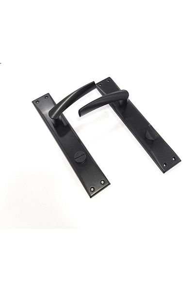 ARON Brawo Mirrored Black Interior (BATHROOM-WC) Door Handle Back and Front (1 DOOR) Left