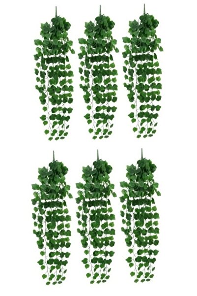 YASİMA 6 Adet 9 Dallı Hadera Yapay Sarkıt Banyo Balkon Duvar Süsü