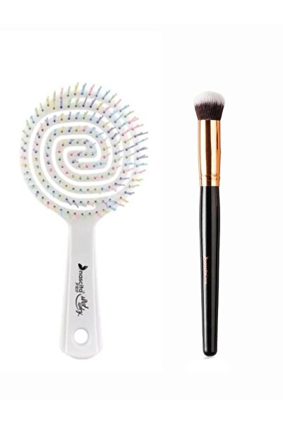 nascita Perie de păr tridimensională Pro White+136 Perie ovală pentru corector