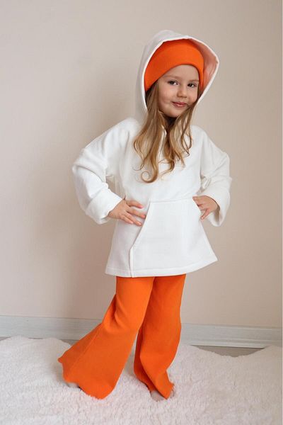 Süslüm Kids Оранжев спортен костюм