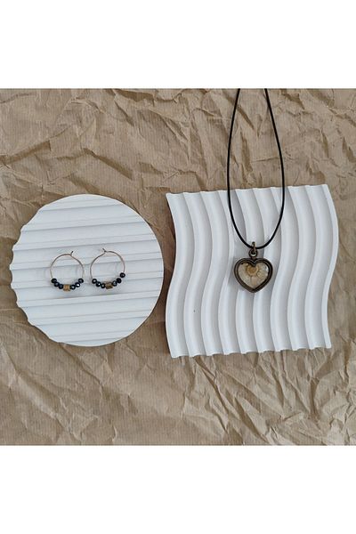Minima Art Studio Decorative Jewelry Plate Organizer Plate Coaster