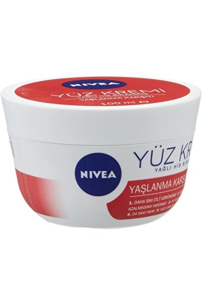 NIVEA Yüz Bakım Kremi Yağlı His Bırakmaz Besleyici 100 ml