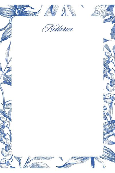 Srctech Blue Romantic Planner Notepad A5 Size 50 Sheets