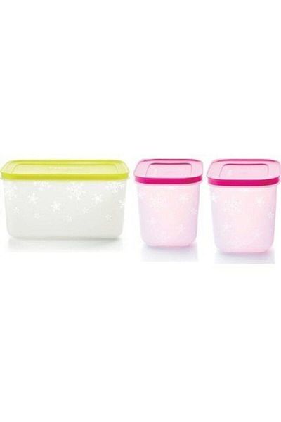 Tupperware Alaska Set of 3 - 2.5 Lt and 2 1 Lt Storage Containers