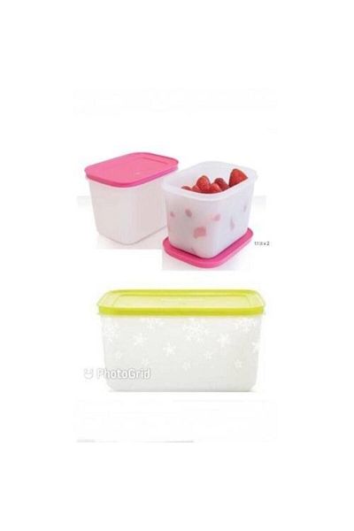 Tupperware Alaska Set of 3 - 2.5 Lt and 2 1 Lt Storage Containers
