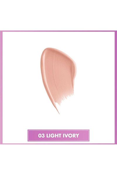 NYX 03 كريم أساس احترافي للمكياج بلون عاجي فاتح مع تأثير مرشح على البشرة