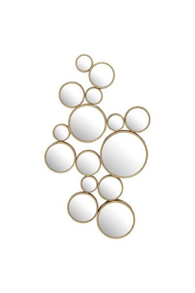 MUVA Concept Bubbles Metal Gold 60x150 Yuvarlak Ayna