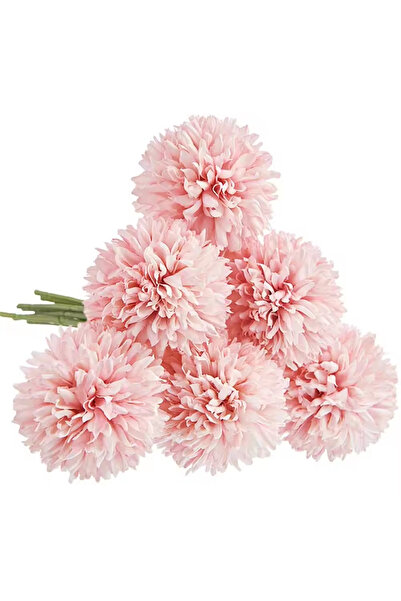 Ekozi Home باقة أقحوان زهرة صناعية 6 قطع