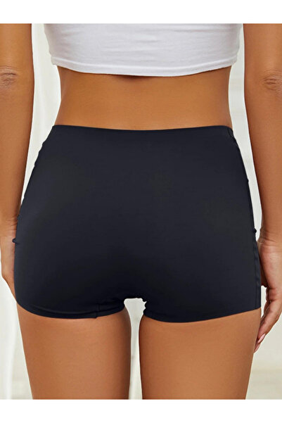 Adeniz Laser Cut Seamless Black Women's Boxers - 3 Pack Normal Waist