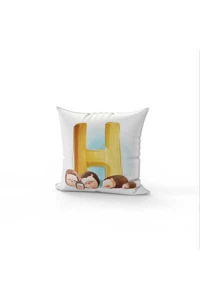 The Mia 30X30Cm Letter H Children's Pillow