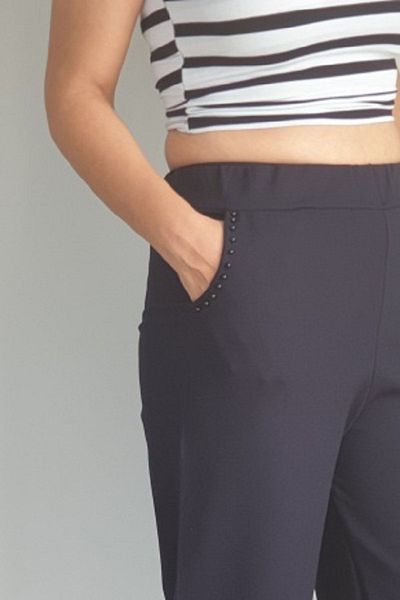 Şahbaz Plus Size Lycra Fabric Trousers