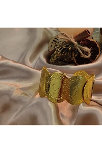 Mühür Altın Kaplama Tam Altın Cumhuriyet Altını Ziynet Kelepçe Bilezik