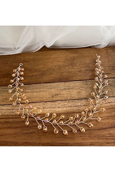 ASİMEL TASARIM Mireasa diademă accesoriu de păr nuntă henna nunta logodna abs...