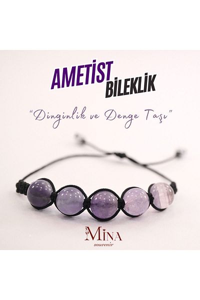 Mina Souvenir Amethyst Güzide Series - Bracelet Model