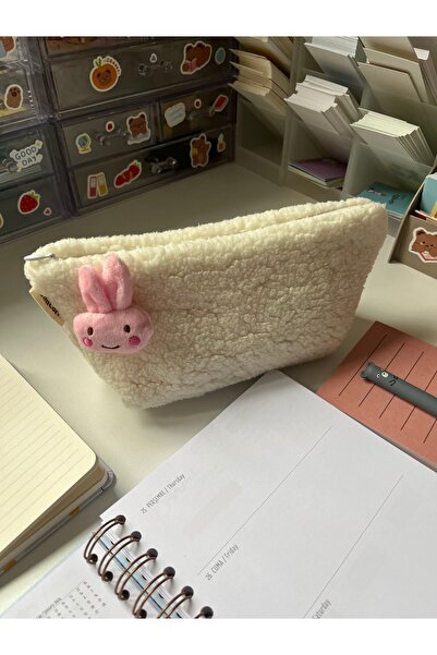 sumicorn Husă pentru creion din pânză, lavabilă, cu fermoar, căptușită cu plu...