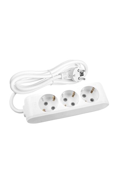 VİKO Multi-let Üçlü 1 Metre Kablolu Grup Priz 90113301