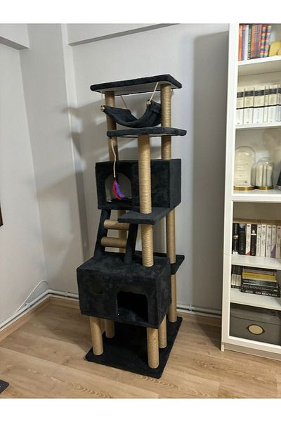 pethomealpi Large Cat Scratching House and Play Platform - Convenient Use