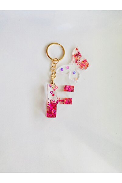 Ustaeller HEDİYELİK ANAHTARLIK F HARFİ SİMLİ