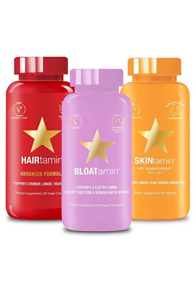 HAIRtamin Advanced Formula 30 Vegan Kapsül üçlü set