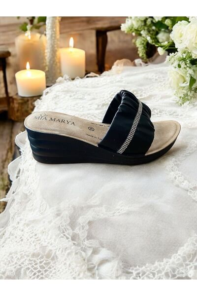 Mia marya 445 ortopedik yumuşak iç tabanlı fantezi  terliği