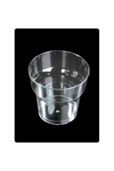 Genel Markalar Plastik Kristal Mika Bardak 1 Paket( 25 Adet) 180cc