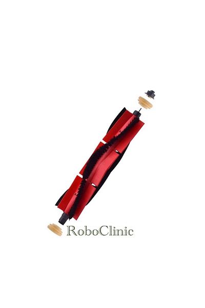 Roboclinic Roborock S5 Max - مكنسة كهربائية روبوتية بيضاء، فرشاة رئيسية وجانبية متوافقة، فلتر Hepa، مجموعة تجديد 5 قطع