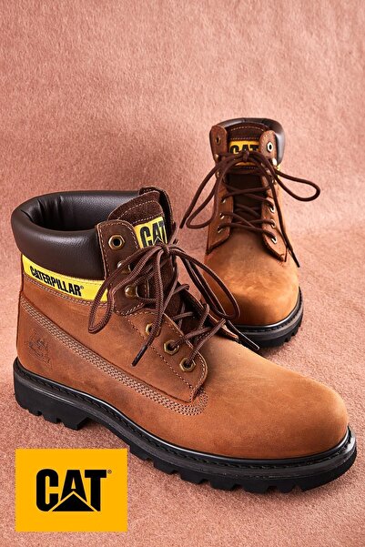 Caterpillar Lastik Tabanlı Deri Bot
