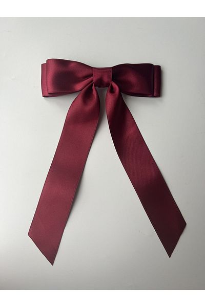 alhifa Γυναικείο Σατέν Φιόγκο Αυτόματη Πόρπη