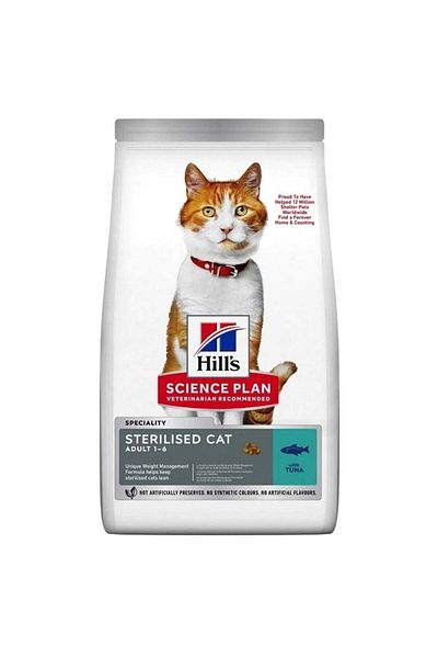 Hill's Hills Sterilised Tuna Fish Vicious Cat Food 10 Kg