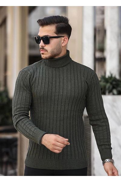 LUPERCUS Khaki Men's Knitwear Sweater