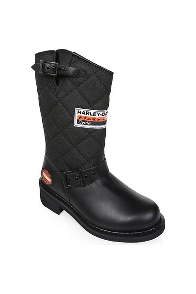 Harley Davidson Δερμάτινες Μπότες - Λαστιχένια Σόλα