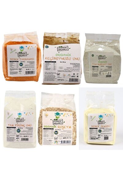 BEORGANİC Beferment Organic 6 Lı Ek Gıda Seti(B.TARHANASI,B.İRMİĞİ,RUŞEYM,K.B...