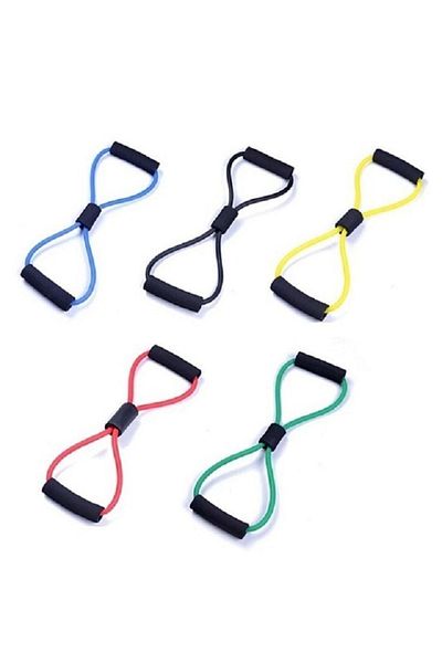 ÇAKABEY Pilates, Exercise Resistance Band Black / Blue / Red with Color Options