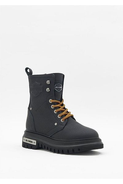 Harley Davidson Rubber Sole Leather Boots