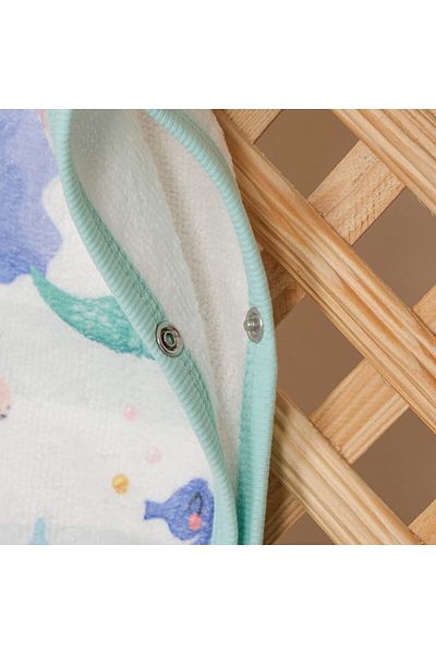 VEVİEN HOME Underwater Kids Poncho Beach Towel