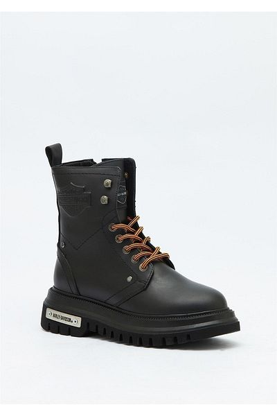 Harley Davidson Cizme din piele - Talpa din cauciuc