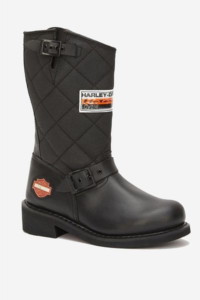 Harley Davidson Δερμάτινες Μπότες - Λαστιχένια Σόλα