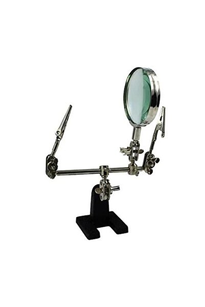 UZYELK Pcb Lehimleme Standı Mercekli Üçüncü El