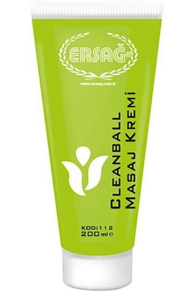 Ersağ Cleanball Massage Cream - 200 ml x 2, Argan Oil Shampoo 1000ml and Shower Gel 1000ml