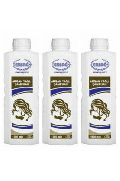 Ersağ 3x1000 ml Argan Oil Shampoo