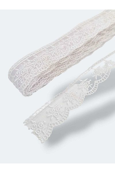ÜNSALAN HOBİ 1 Ball 9 Mt French Lace Dress - Organza, Outfit and Decoration Lace