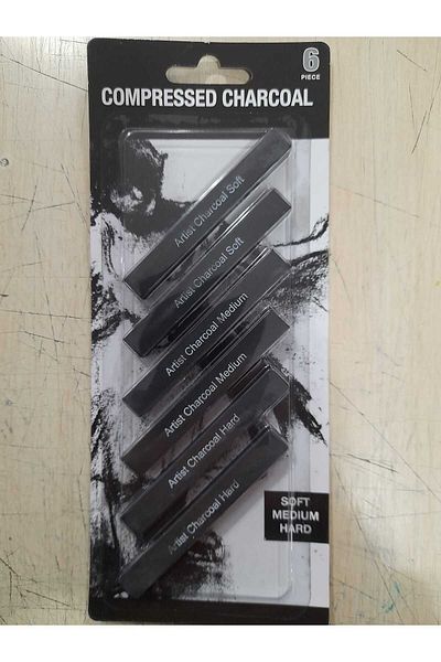 gebzeli Press charcoal block fuser 6-piece set soft-medium-hard