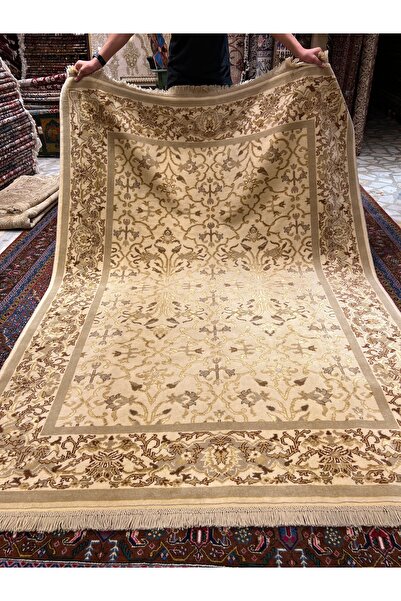 RD RAMAZAN DAĞ EL HALI SANATI El Dokuma Ottoman Serisi Uşak Desenli İpek Yün ...