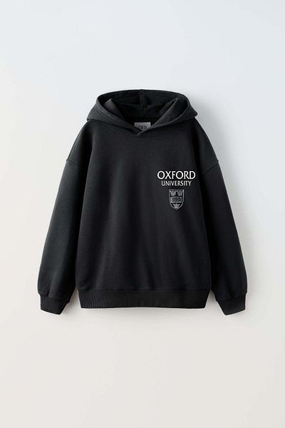 MİNİKO KİDS Момче - Памучен суитшърт с качулка и ръкави Oxford