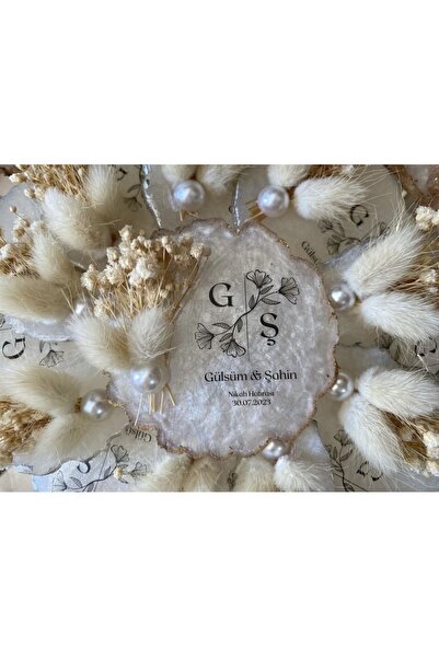 gazelorg Epoksi Magnet Hediyelik Söz Nişan Hediyelik Nikah Şekeri