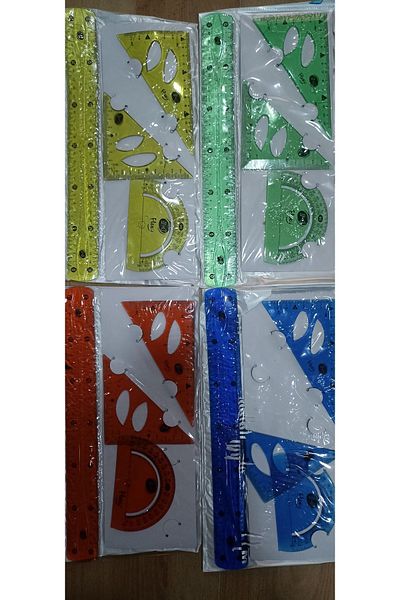 TGB Flexi Flexible Drawing Ruler Set 3 Pieces