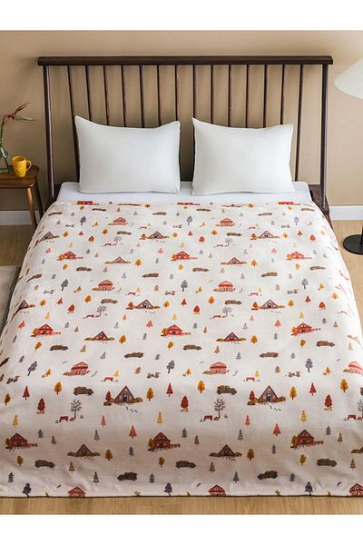 LC Waikiki Pătură dublă imprimată LCW HOME - 200x220 Cm