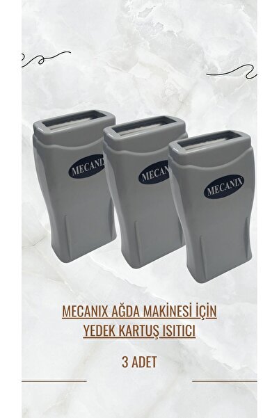 MECANIX Kombine Ağda Makinesi Yedek Kartuş Isıtıcı 3 Adet