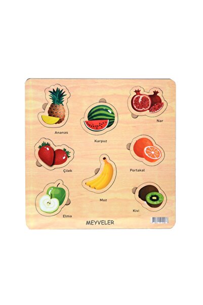 BYCEGU 09570  EL GÖZ KORDİNASYON GELİŞTİRİCİ EĞİTİCİ OYUNCAK AHŞAP PUZZLE 1 ADET